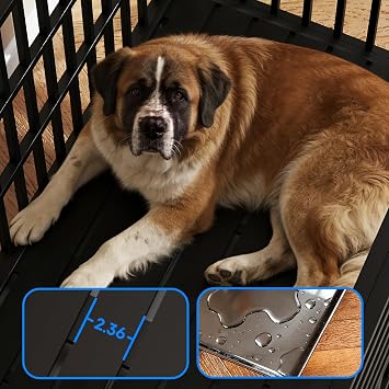 56 Inch Heavy Duty Dog Crate for Large Giant Dogs