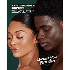 Buttah Skin by Dorion Renaud Complete Melanin-Rich Skin Care Kit | Shea Butter, Vitamin C Serum, Facial Cleanser | Organic & Natural | Black-Owned