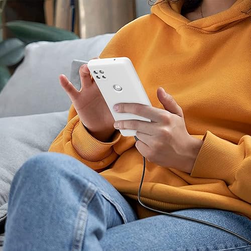 Miniatura 7 de Funda para Moto One 5G Ace 2021 de 6.7 pulgadas, silicona líquida suave protectora y forro de microfibra antiarañazos, a prueba de golpes,