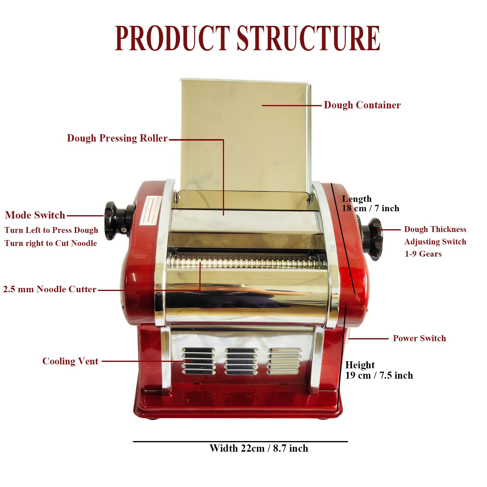 Amazon.com: SHILINTONG Electric Noodle Making Machine for 