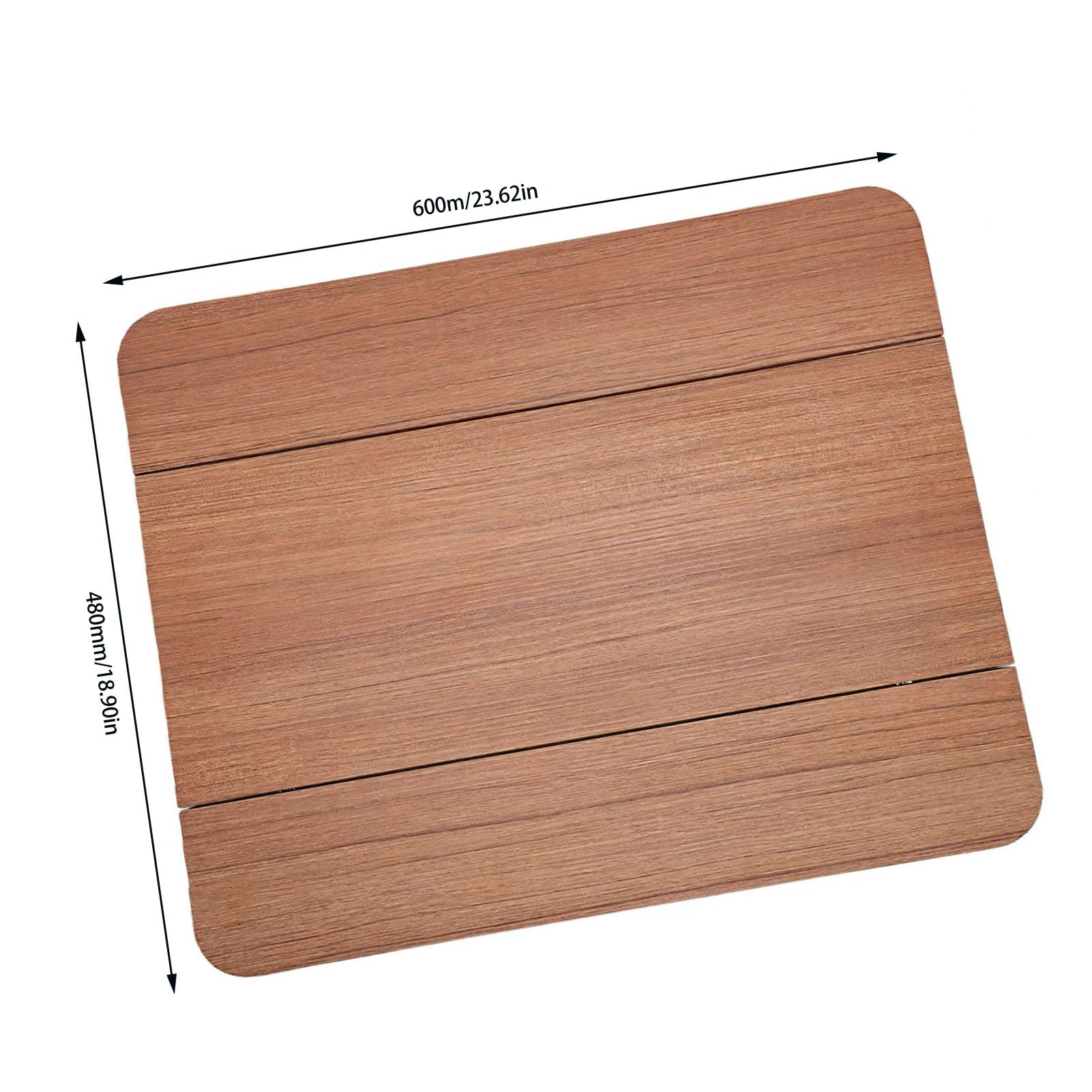 aqxreight Tavolo per, Tavolo da Pranzo Pieghevole in Legno per Rimorchio da Campeggio, Roulotte, Ponte della Barca, Superficie del Pieghevole con Rivestimento Resistente all'Acqua