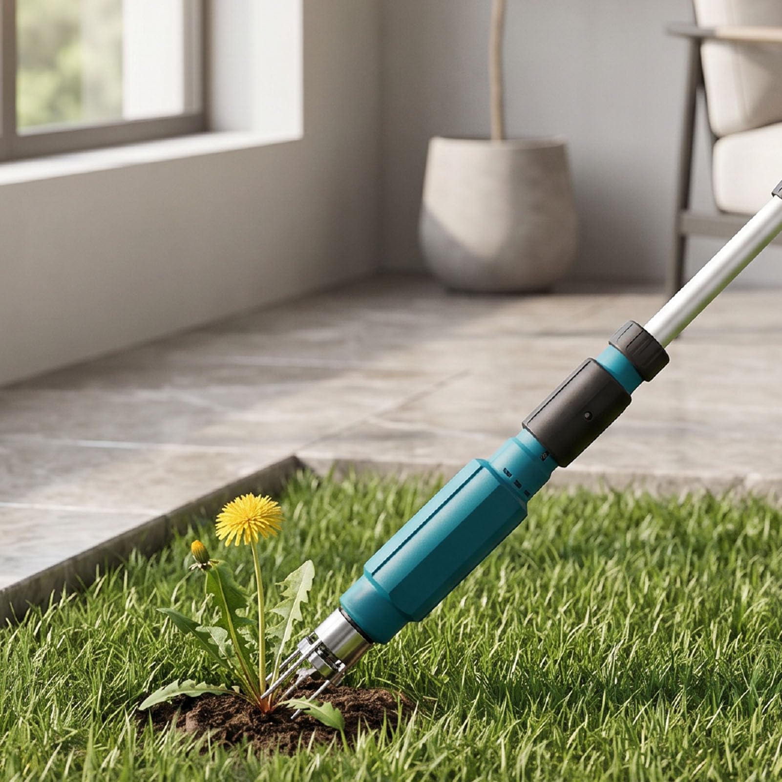 Désherbeur électrique sans Fil, 350 W, Profondeur de Creusement des