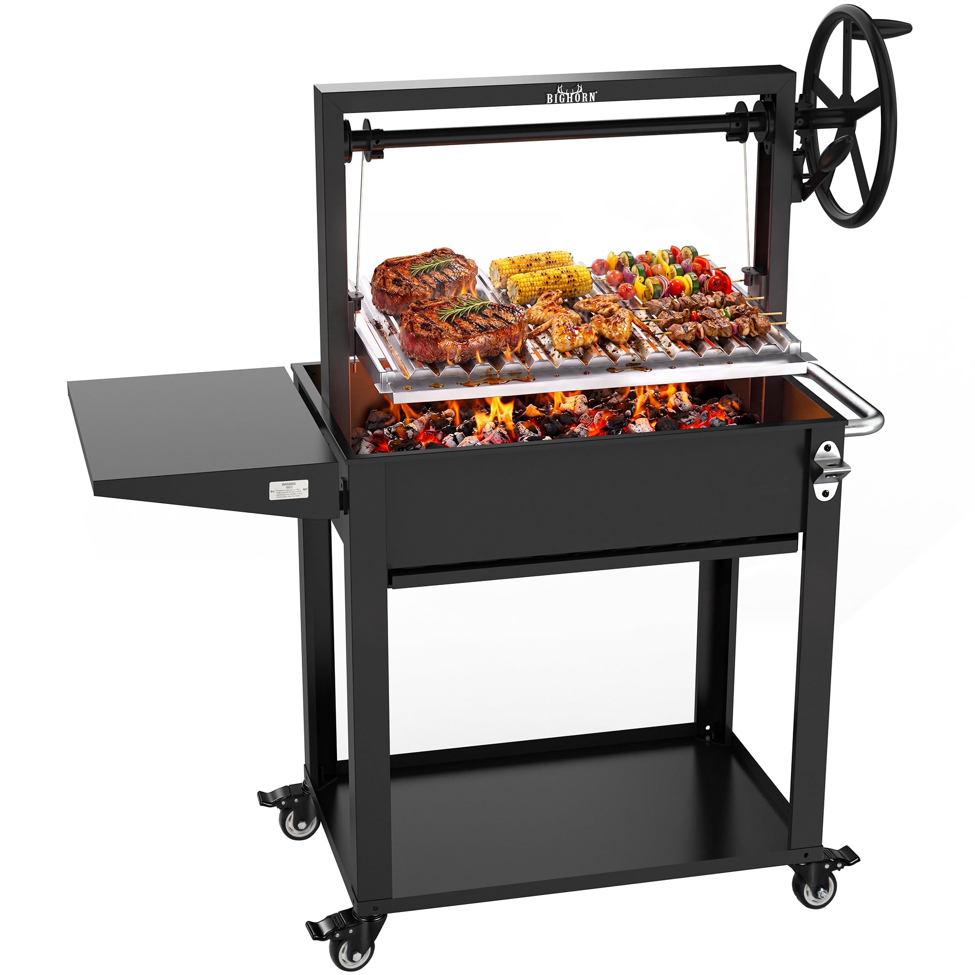 BIG HORN Santa Maria Grill Cart