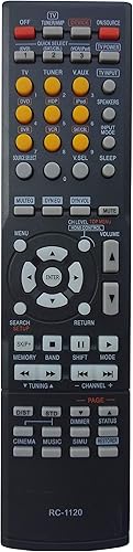 Mando a distancia universal compatible con receptor de audiovideo DENON RC-1120 AVR-591 AVR-1610 AVR-590