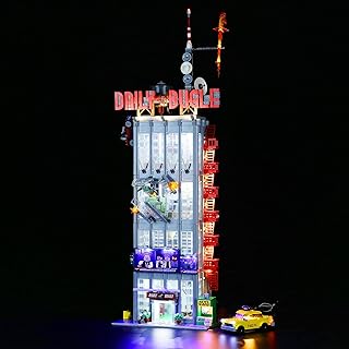LIGHTAILING Light Set for Daily Bugle Building Blocks Model - Led Light kit Compatible with Lego 76178 - Not Include The Model