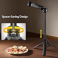 Vista 6 de ULANZI MT90 Soporte Trípode para Cámara de Acción Mango de Agarre para Vlog con Liberación Rápida Cka con Cabeza Esférica con Zapata Fría, Trípode