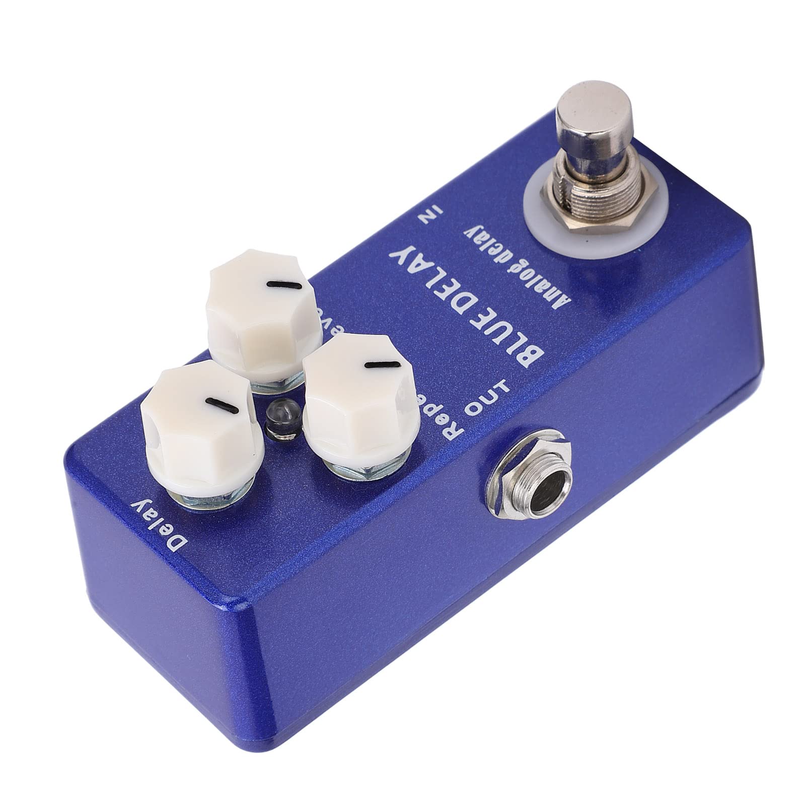 Kompakt Blue Delay Guitar Effect Pedal mit Echtem Bypass - Geeignet für Professionelle Musiker