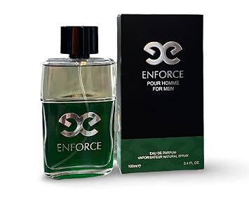 عطر ENFORCE POUR HOMME Eau de Parfum للرجال 3.4 أونصة سائلة - ملاحظات العرعر، اللافندر، الليمون، الباتشولي