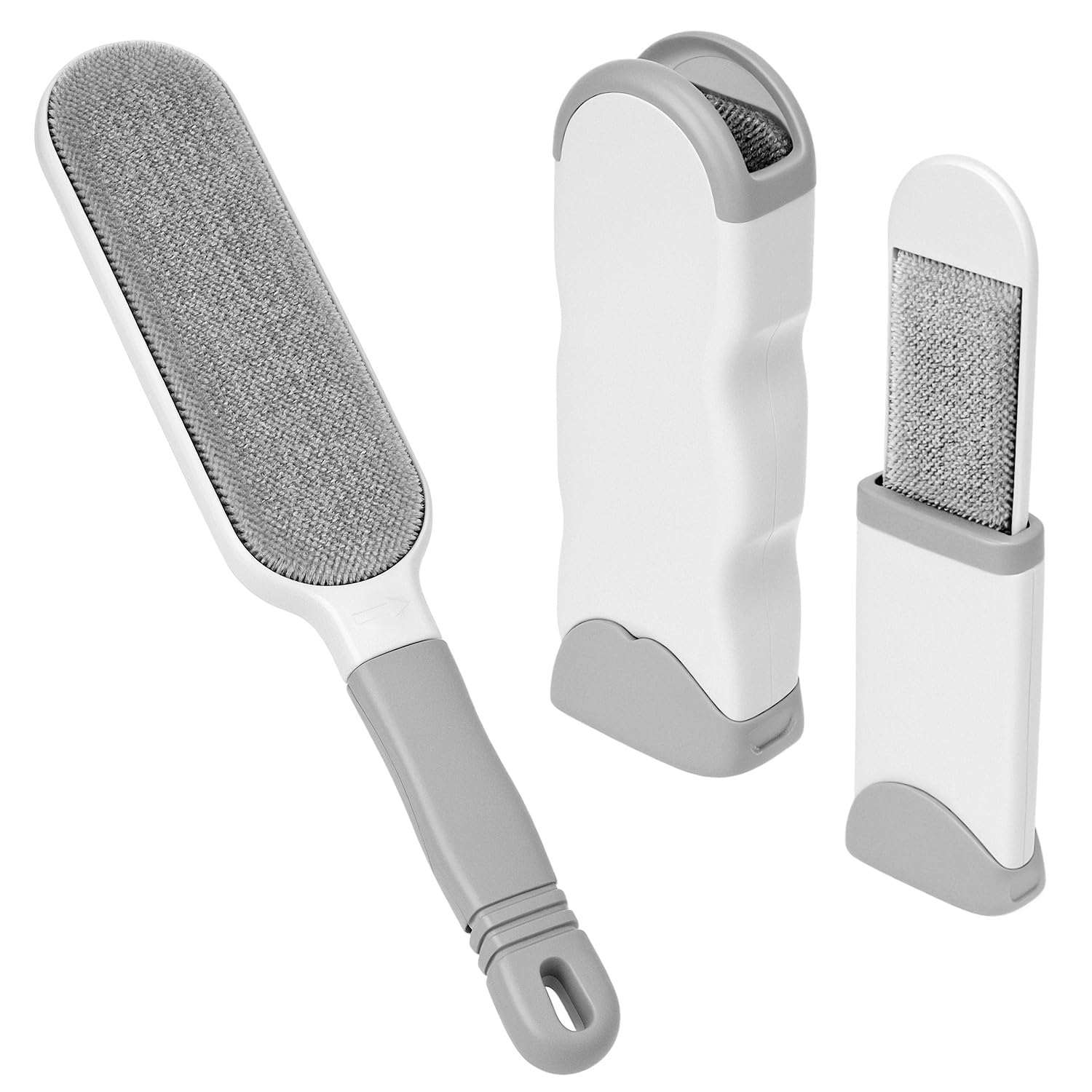 QWORK® Pet Hair Remover Kit - Reinforced Cleaning Power, Self-Cleaning & Reusable - for Sofa/Bed/Carpet/Clothing/Travel