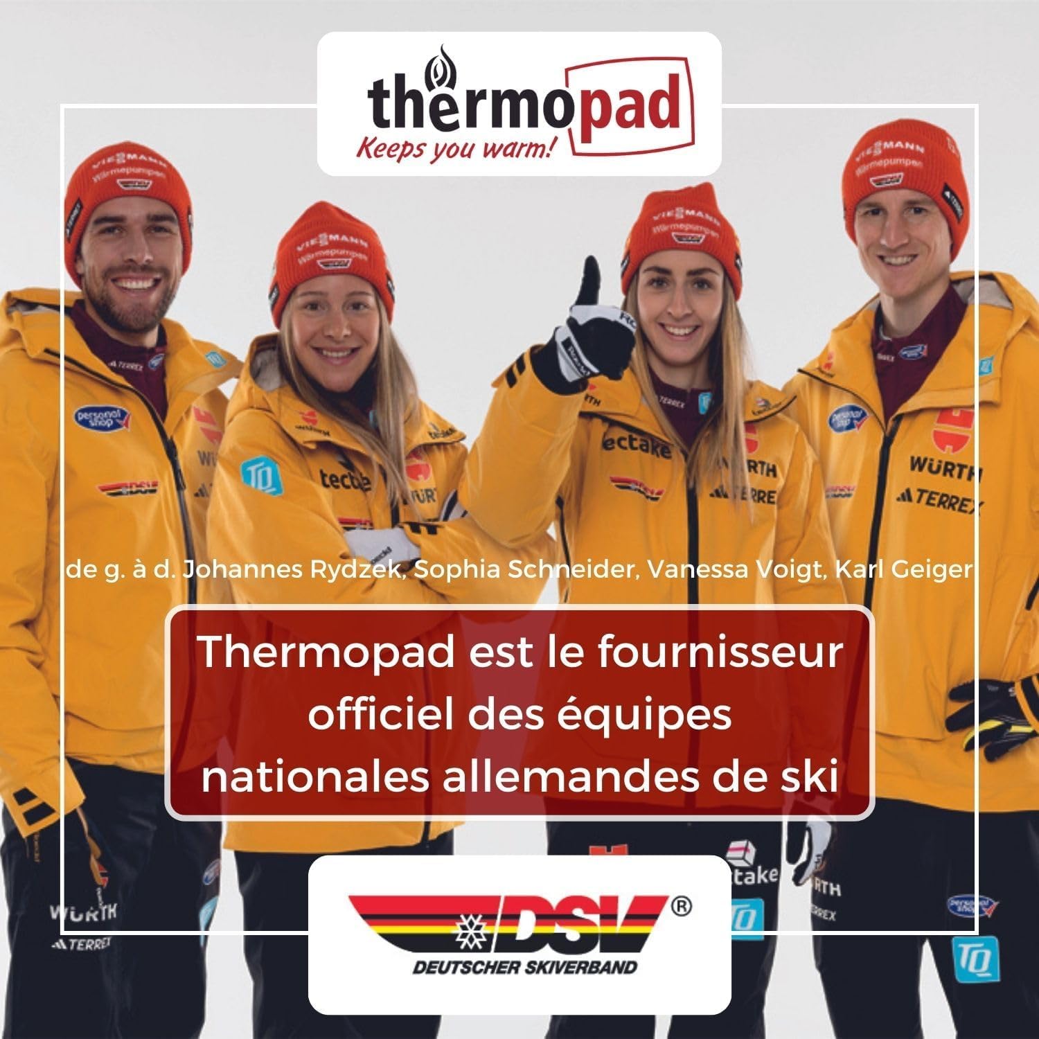 THERMOPAD Chauffe Orteils – L'ORIGINAL : 5, 10 ou 30 Paires de chaufferettes pour jusqu'à 9 Heures de Chaleur dans Tous Les Chaussures - pour Les Chaussures de Ski et Les Bottes