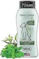 Wahl Odor Control Dog Shampoo Eucalyptus & Spearmint Deodorizer 24oz - pH Balanced Pet Cleaner Model 820003A