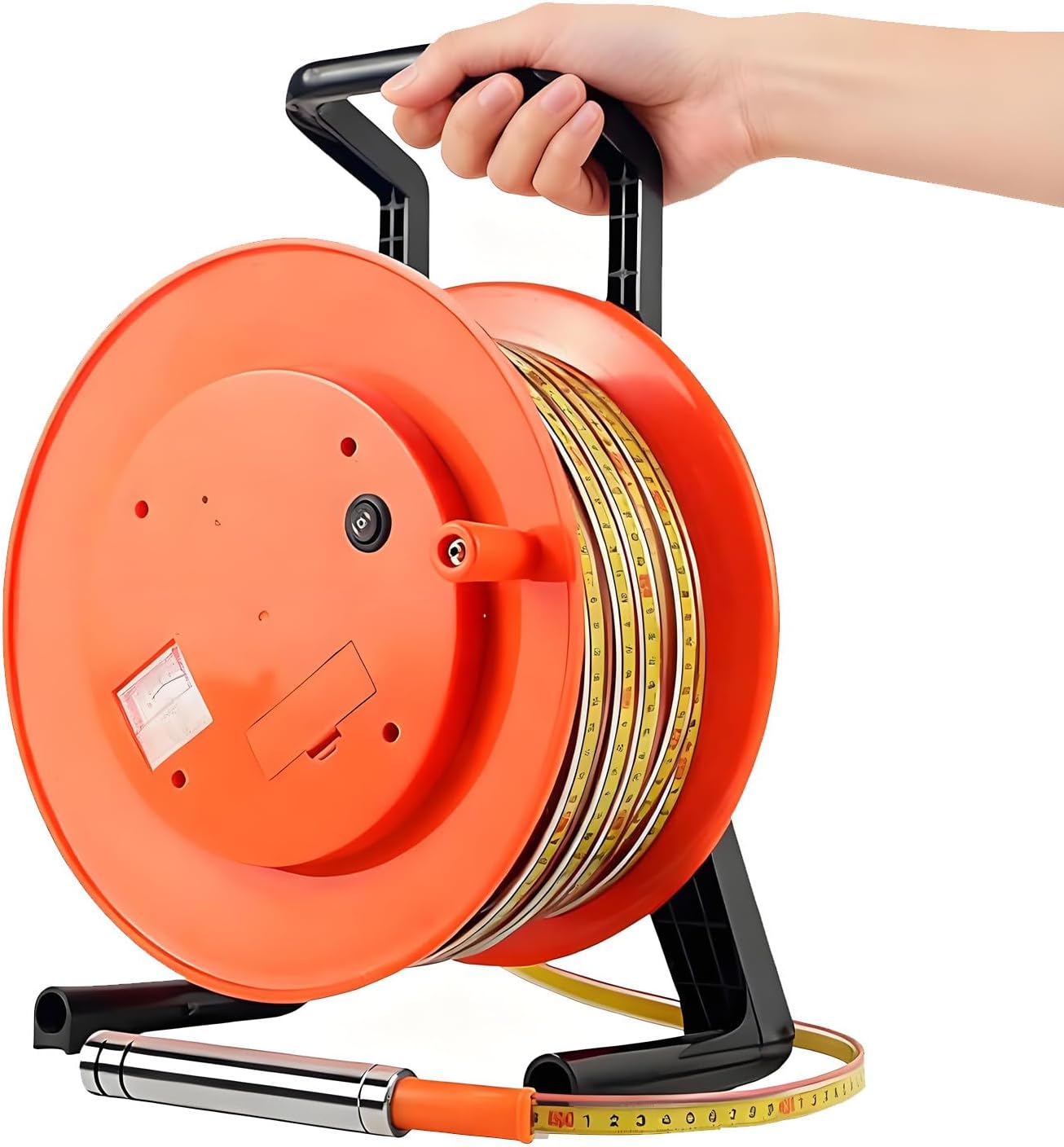 Water Level Meter, Stainless Steel Probe, Groundwater Measuring Tool with Fixed Steel Tape for Wells, Boreholes, Reservoirs, and Pipes - Optional 10-300m Depth Measurement 10m