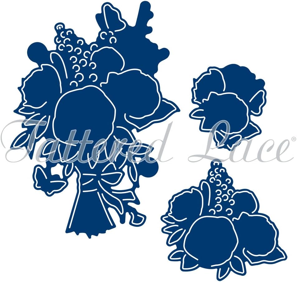 Tattered Lace Spring into Summer Bouquet Cutting Die & Stamp Set