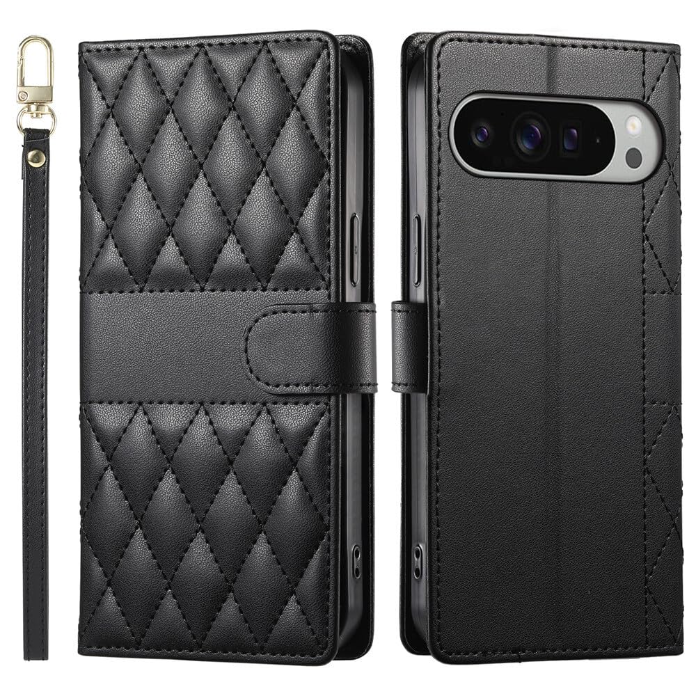 Étui Google Pixel 9 Pro noir idéal pour vos sorties avec sangle - 8