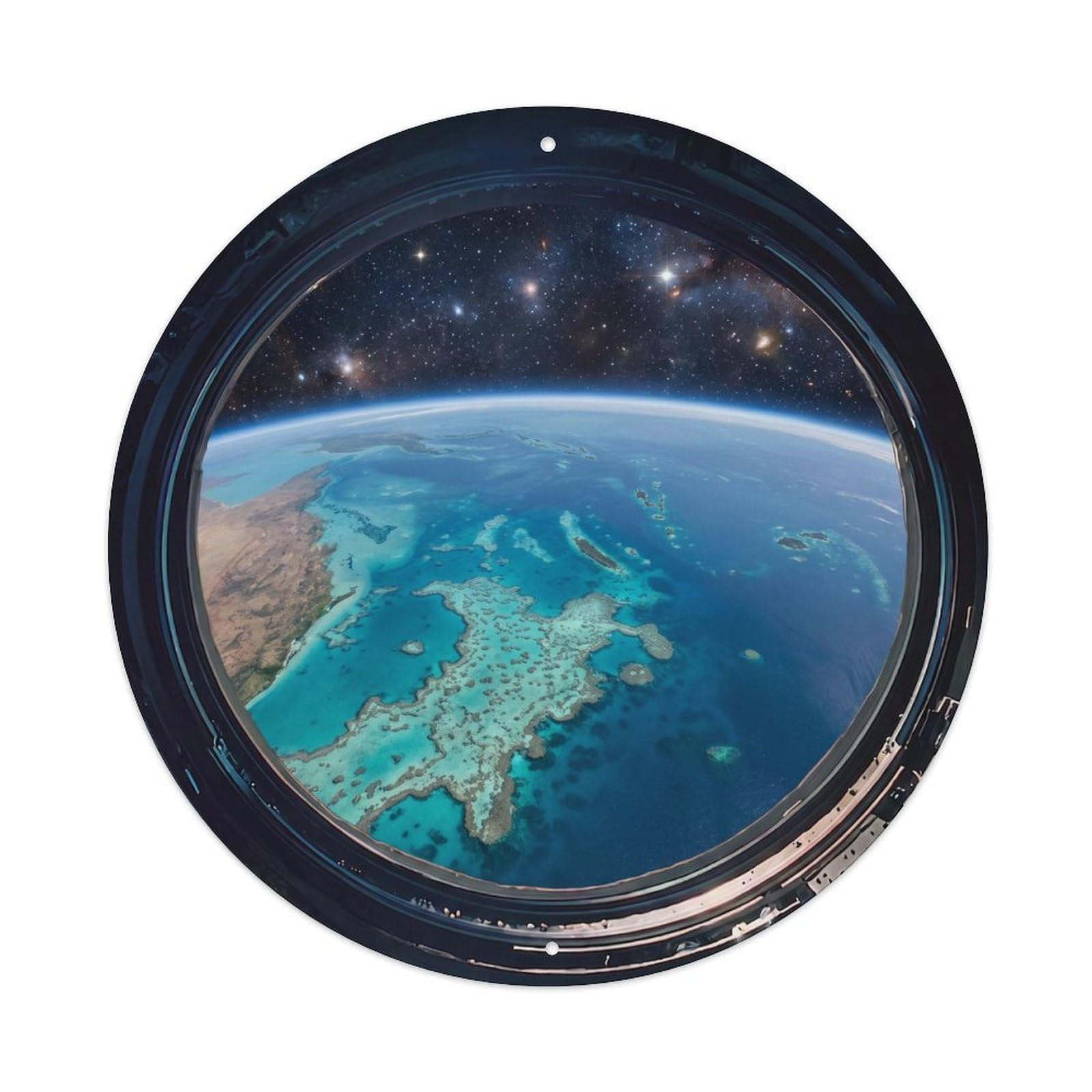 Earth Coral Sea Reefs Metal Tin Sign