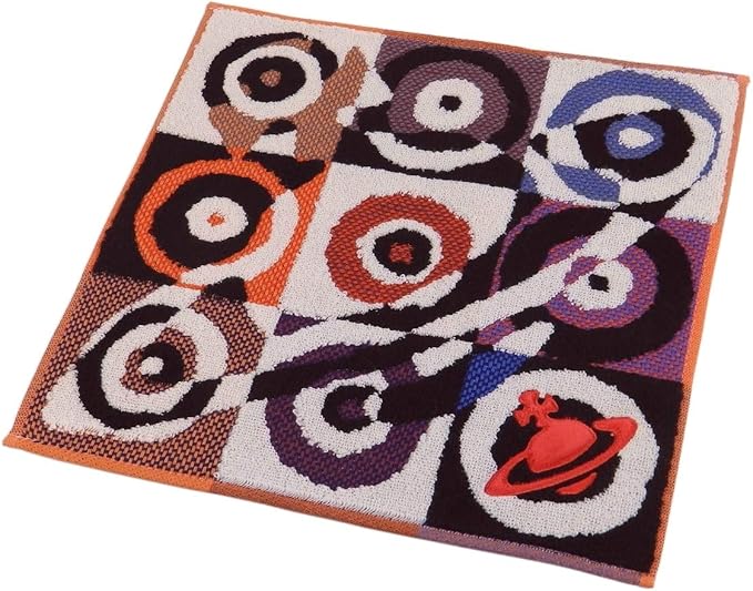 Amazon ヴィヴィアン ウエストウッド Vivienne Westwood タオルハンカチ V1293 01 ハンカチ バンダナ 通販