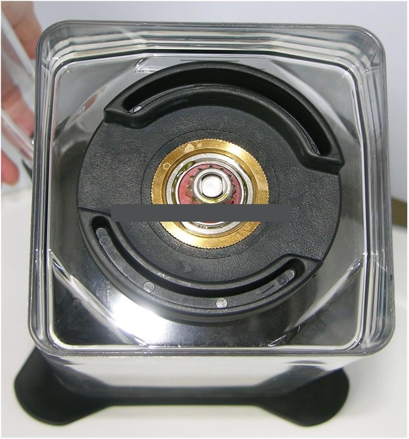 Container Jar，Compatible For JTC Blender Spare Parts 1.5L Square Container Jar Jug Pitcher Cup Bottom With Blades Lid And Tamper