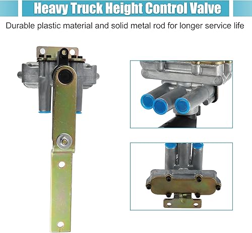 Miniatura 5 de X AUTOHAUX 1 juego de válvula de control de nivelación de altura de aire 90054007 para Chevrolet para Kenworth para Volvo Camiones Tractor Remolque