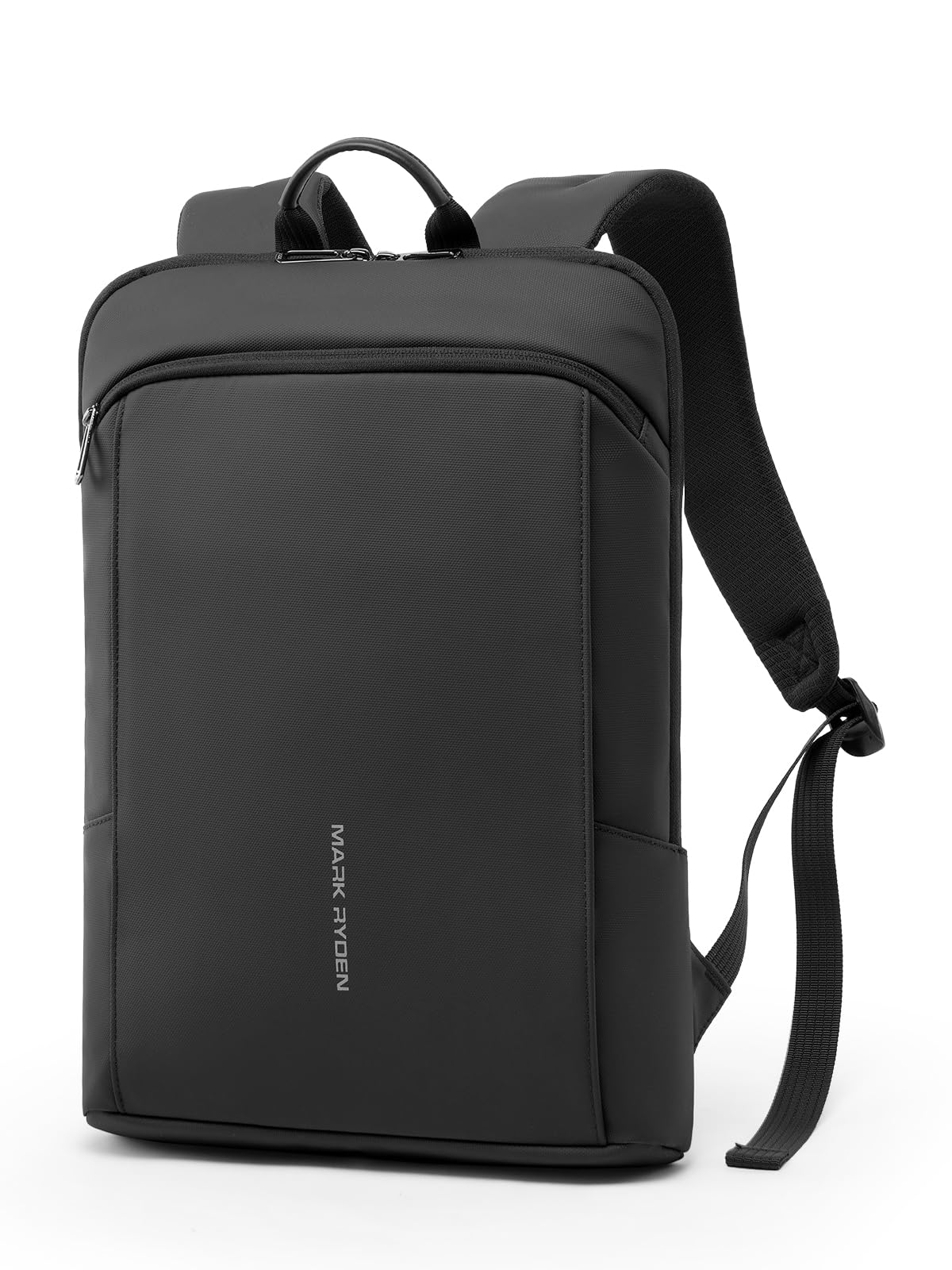 MARK RYDEN Mochila delgada para portátil de negocios para hombre, mochila ultraligera de trayecto con cremalleras YKK y respaldo acolchado transpirable, para uso urbano y universitario