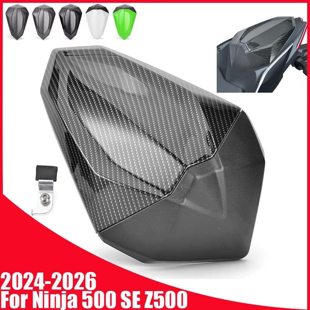 Sedile Posteriore Copertura Cowl Per Ninja Z500 2024-2026 | Coprisedile posteriore Copricarena Per sedile passeggero singolo
