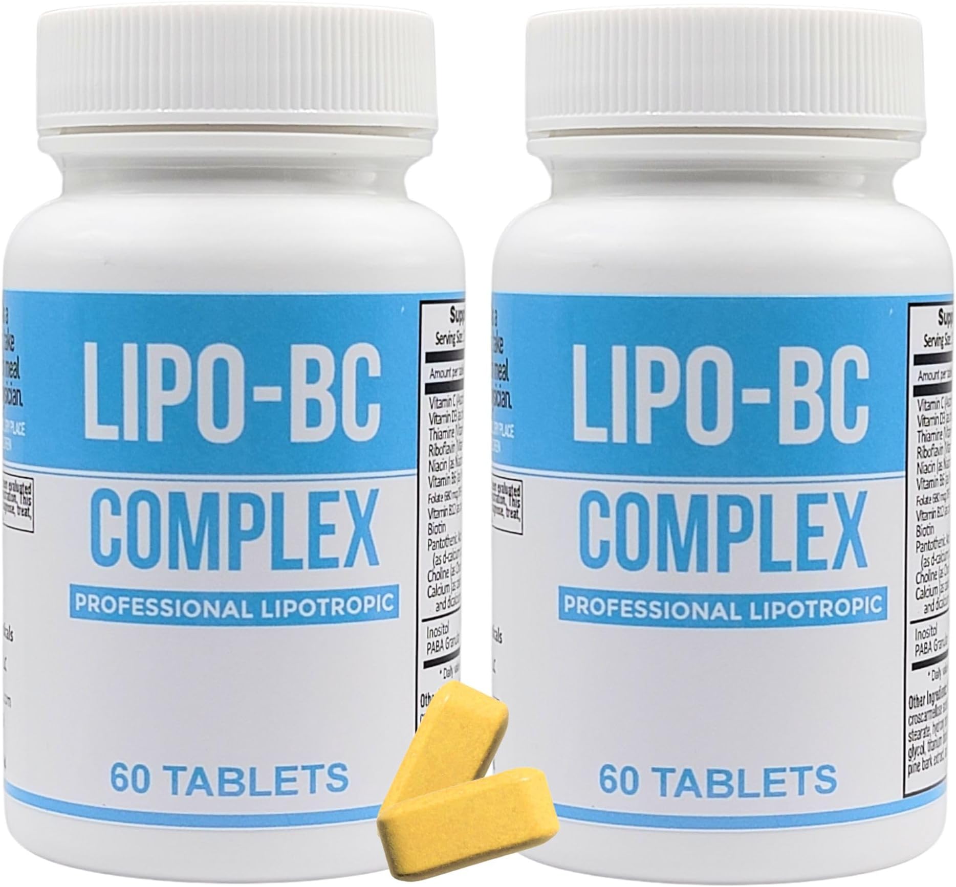 LIPO-BC (2 pack 60 tablets each) 120 tablets total