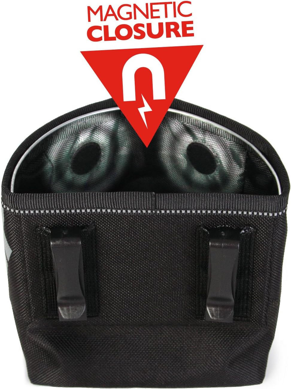 EzyDog SnakPak Dog Treat Bag, Red - Image 4