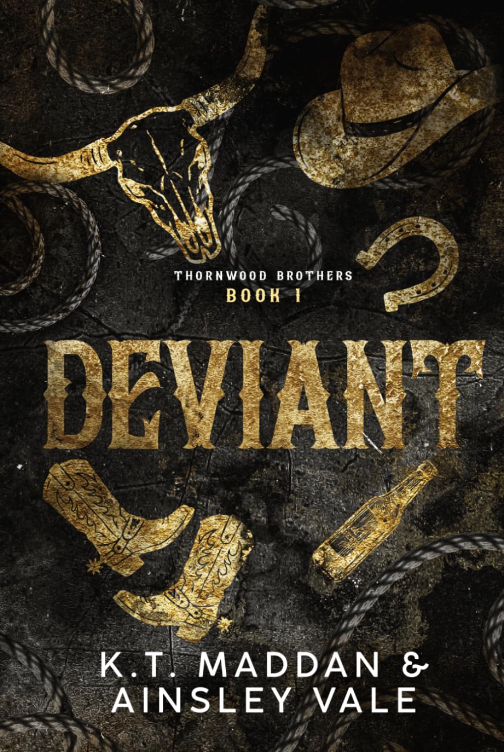 Deviant: A dark MM cowboy romance (Thornwood Brothers)