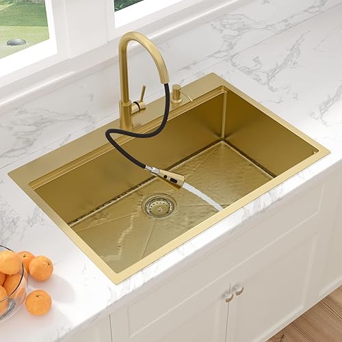 Miniatura 91 de Sarlai Fregadero de barra de 21 gotas de acero inoxidable - Fregadero de cocina de 21 x 20 pulgadas, estación de trabajo de montaje superior, acero