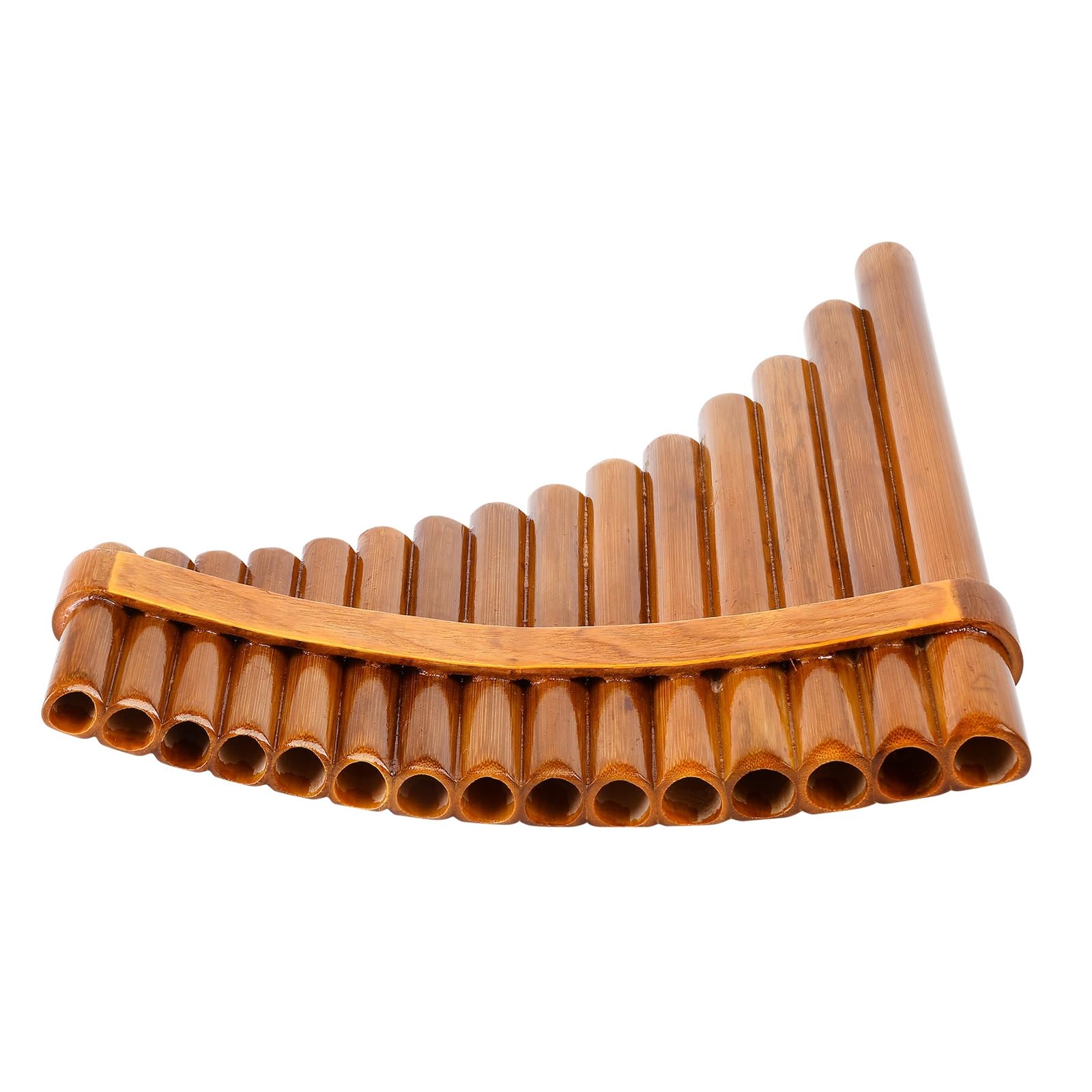 Pan flet bambusowy 15 rur, chińskie tradycyjne instrumenty dęte drewniane, G Tune, 440 Hz, regulowane strojenie, korki, odpowiednie dla początkujących, wykonawców i do użytku w klasie