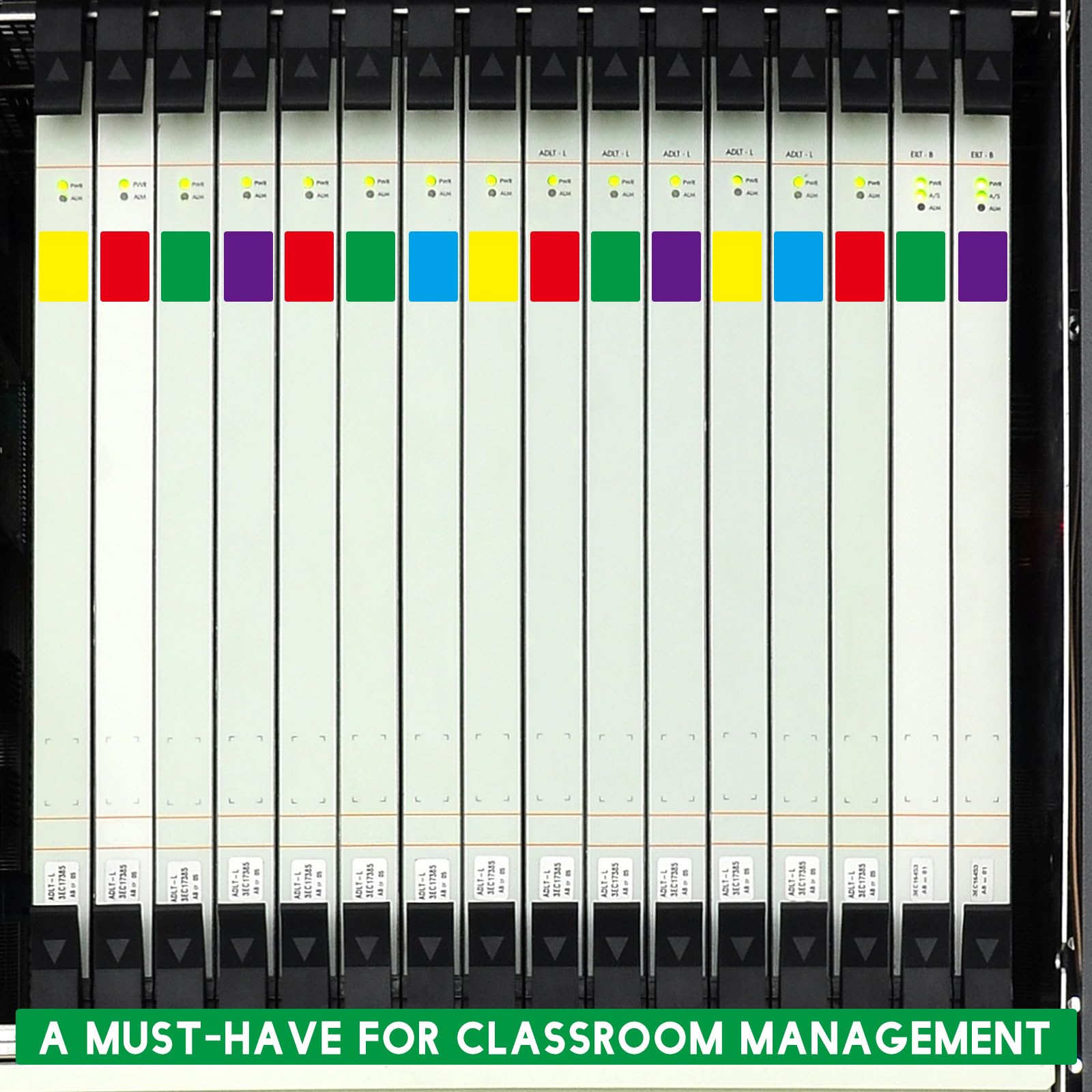 Fullhawl 15 Sheets Classroom Laptop Label for Organization Color Coding Labels Colored Consecutive Number Stickers Teacher Tool for Electronic Product Classroom Management - Image 4