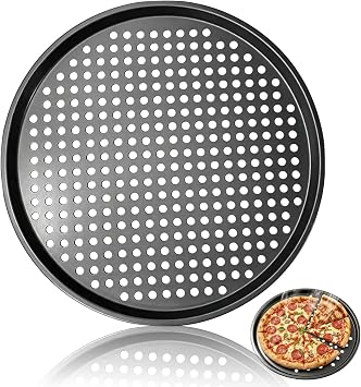14 inch Pizza Tray Non Stick Perforated Pizza Pan with Holes