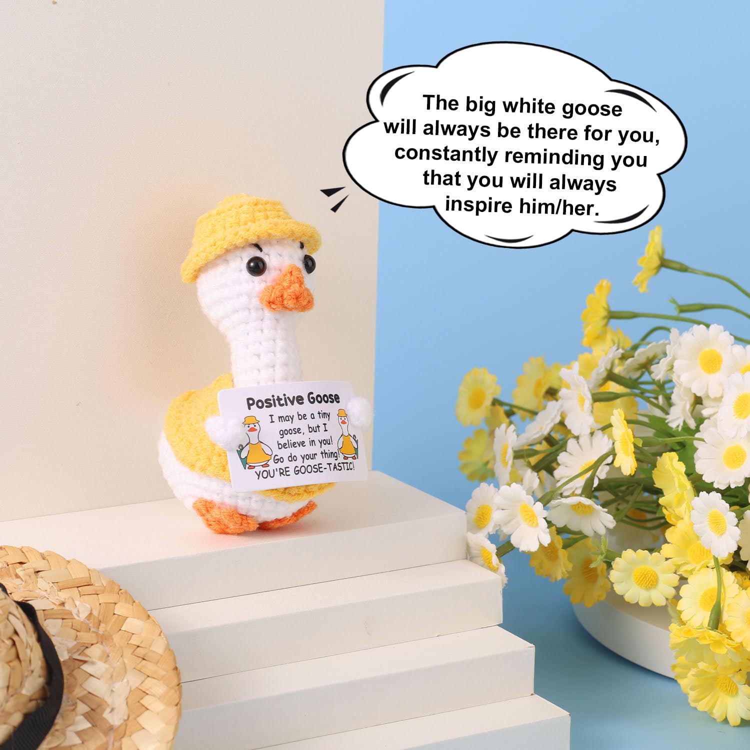 TOYMIS Positive Crochet Goose - Image 3