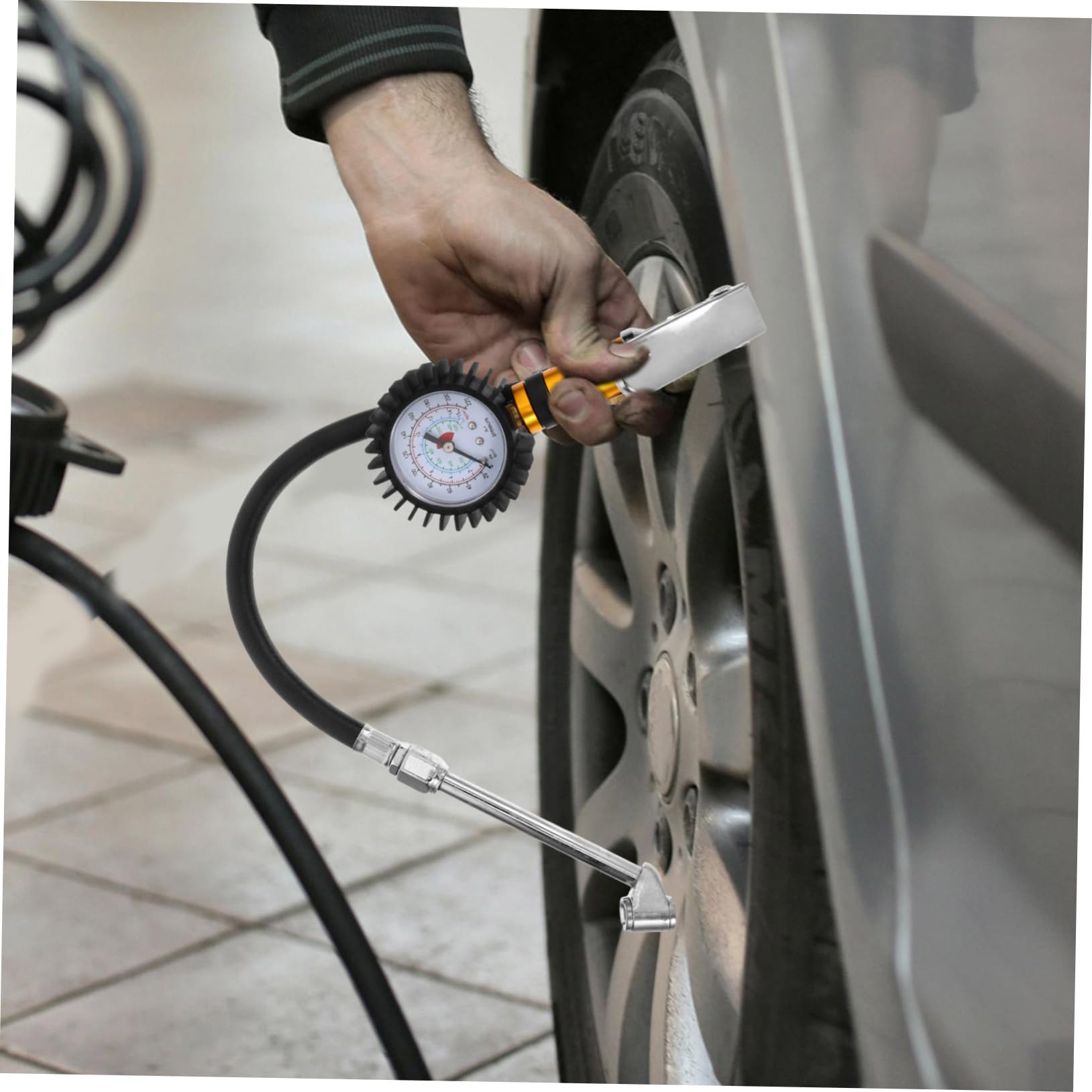 PRETYZOOM Tire Pressure Meter Car Pressure Monitor Detailed Workmanship High Precision Quick Detection