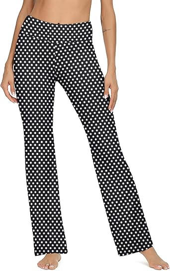 Patterned bootcut yoga pants Clearance