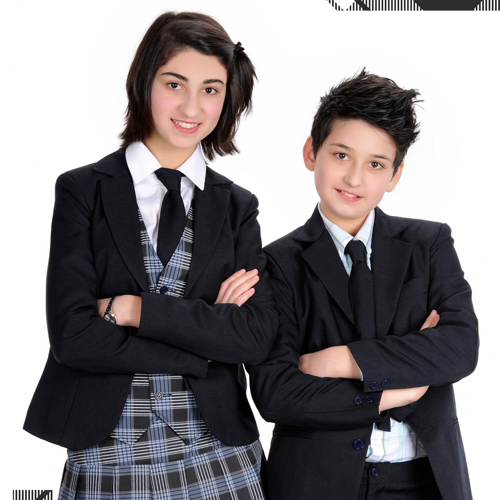 Corbata de 2 piezas para niños, elegante lazo ajustable, corbata negra, corbata de disfraz, corbata dulce para niños, uso diario