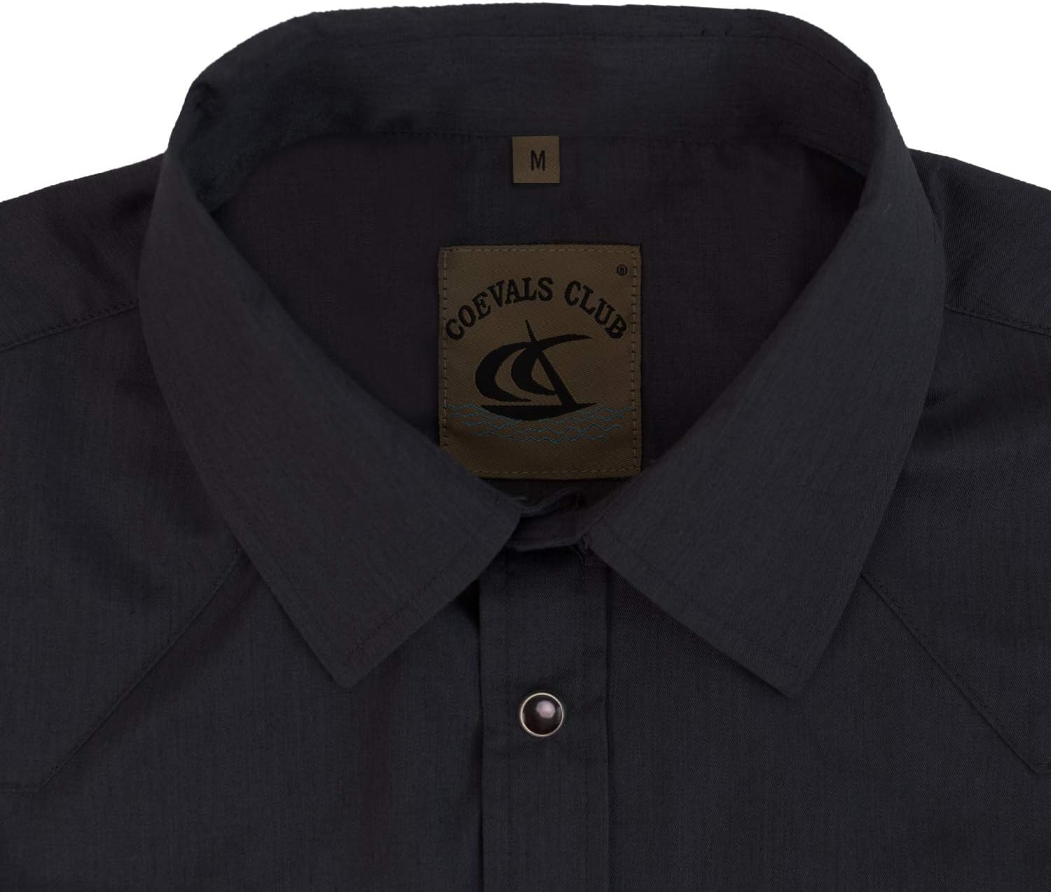 Coevals Club Men's Western Long Sleeve Pearl Snap Cowboy Button Up Classic Country Design Casual Dress Shirt - Image 3