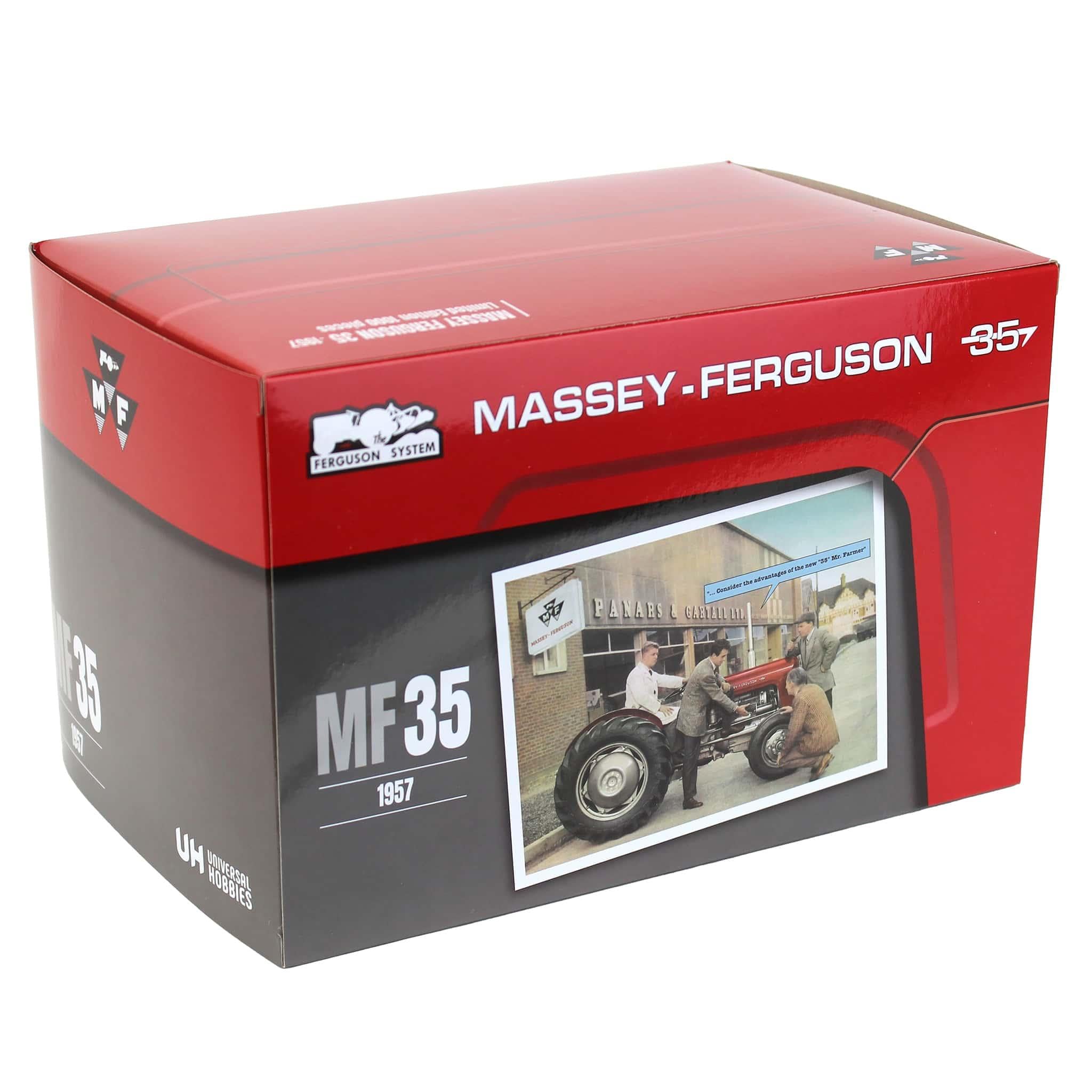 【値下げ】新品Ferguson TO 35 (1957) 1:16スケールモデル Universal Hobbies 1/16 Limited Edition 1957 Massey Ferguson 35