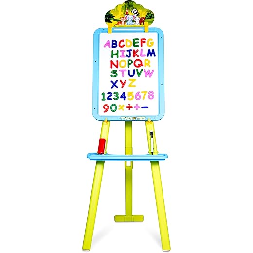 Tygatec Adjustable Easel White Board Portable