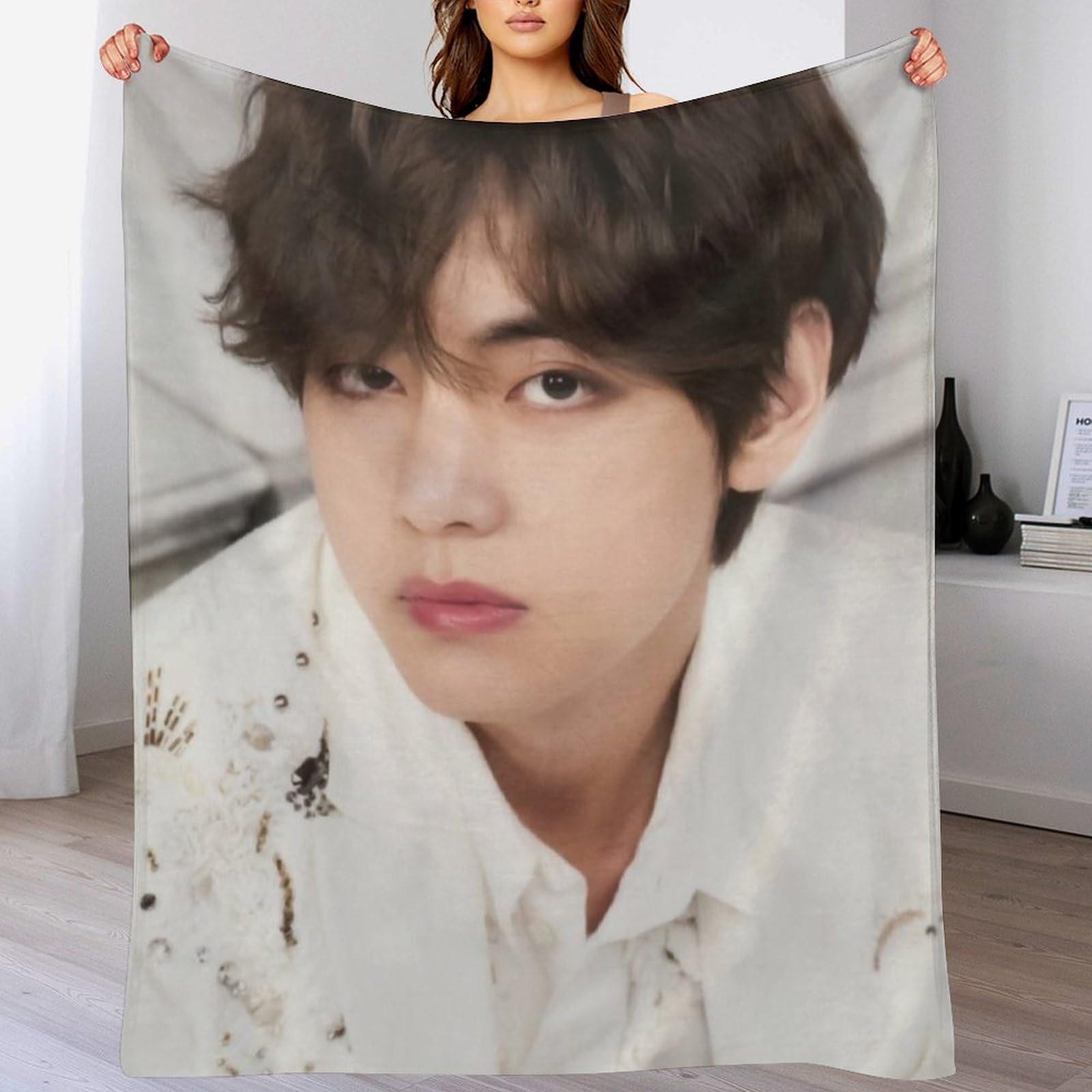 Amazon｜BTS-V ブランケット 掛け毛布 洗える 耐久性 毛布