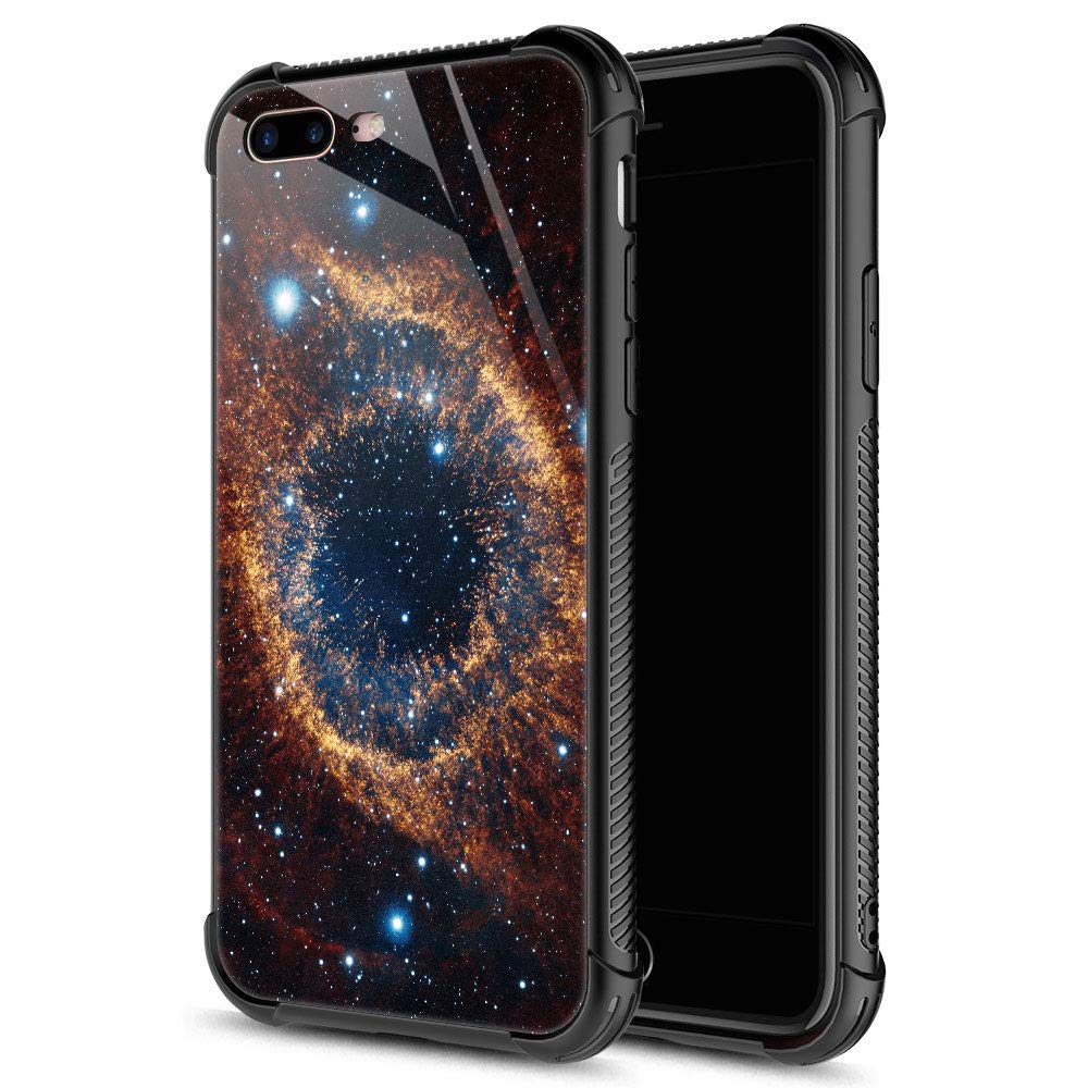 CARLOCACompatible with iPhone 8 Case,Space Cosmic Eye iPhone 7 Cases iPhone SE 2020 Cases for Men Boys,Graphic Design Shockproof Anti-Scratch Hard Back Case for iPhone 7/8/SE2
