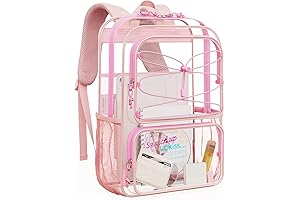 mommore Clear Backpack Heavy Duty School Backpack