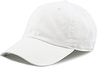 THEHATDEPOT Low Profile Washed Cotton Baseball Dad Hat - UPF 50+ Unisex Cap for Men Women Golf Running Daily Wear