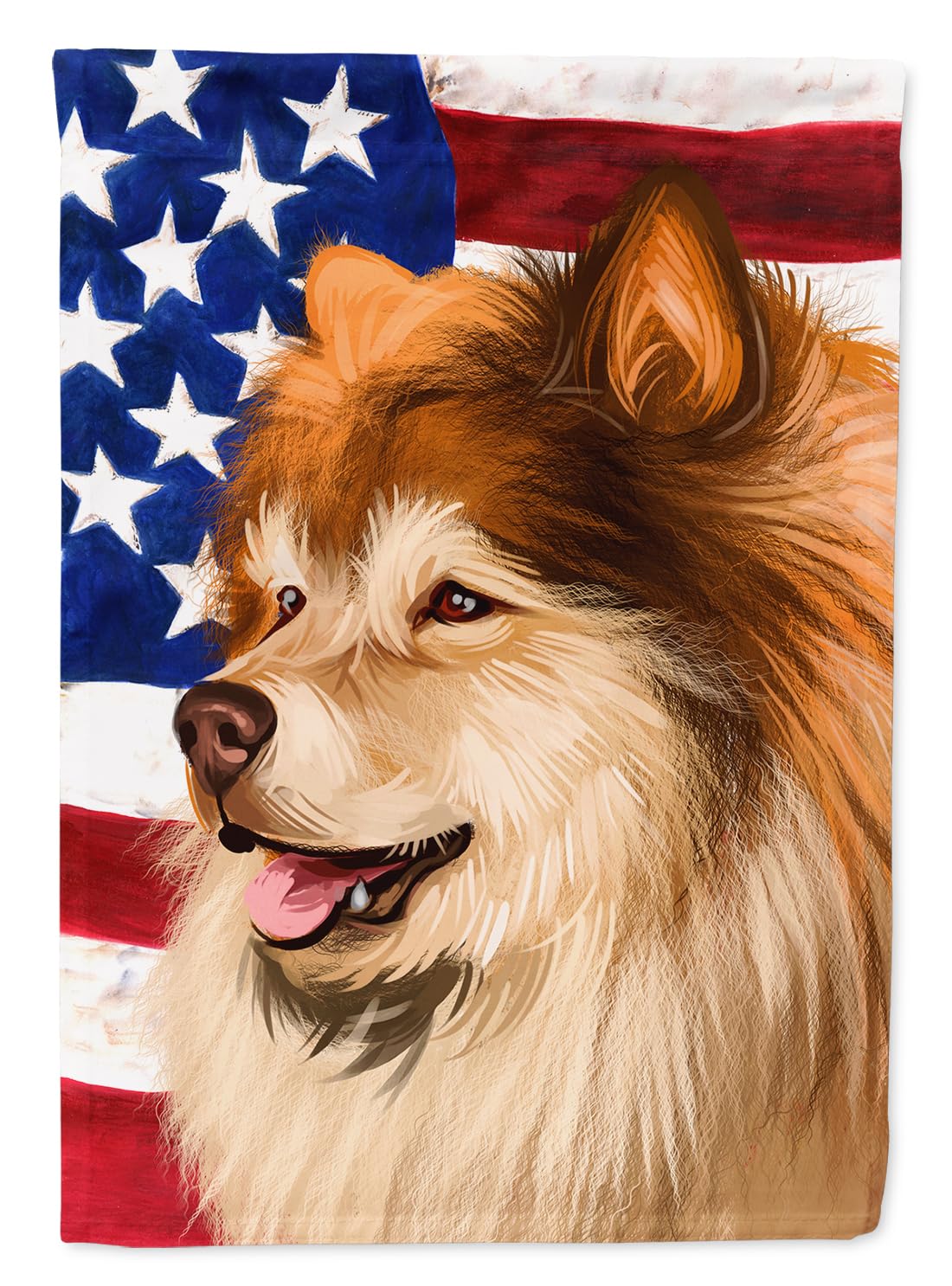 Chien Lapland finlandais drapeau en toile de canvas de qualité supérieure Caroline's Treasures