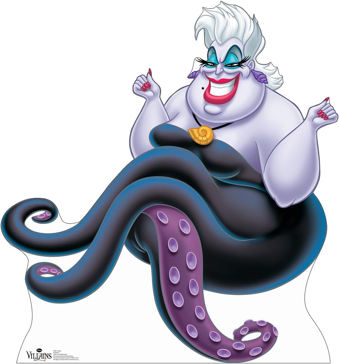 Cardboard People Ursula Life Size Cardboard Cutout Standup - Disney Villains