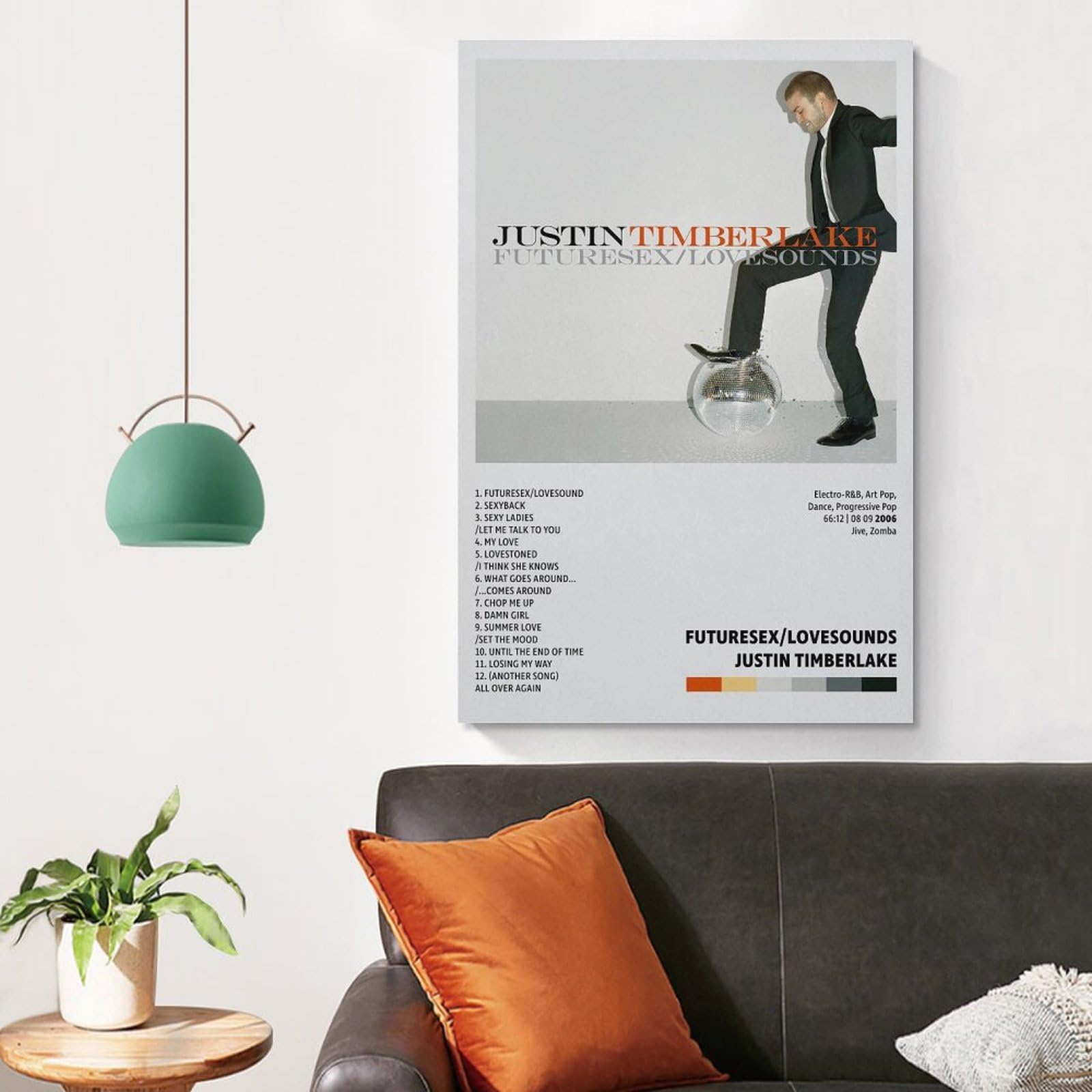 Amazon.com: FutureSex LoveSounds Justin Timberlake Canvas Poster