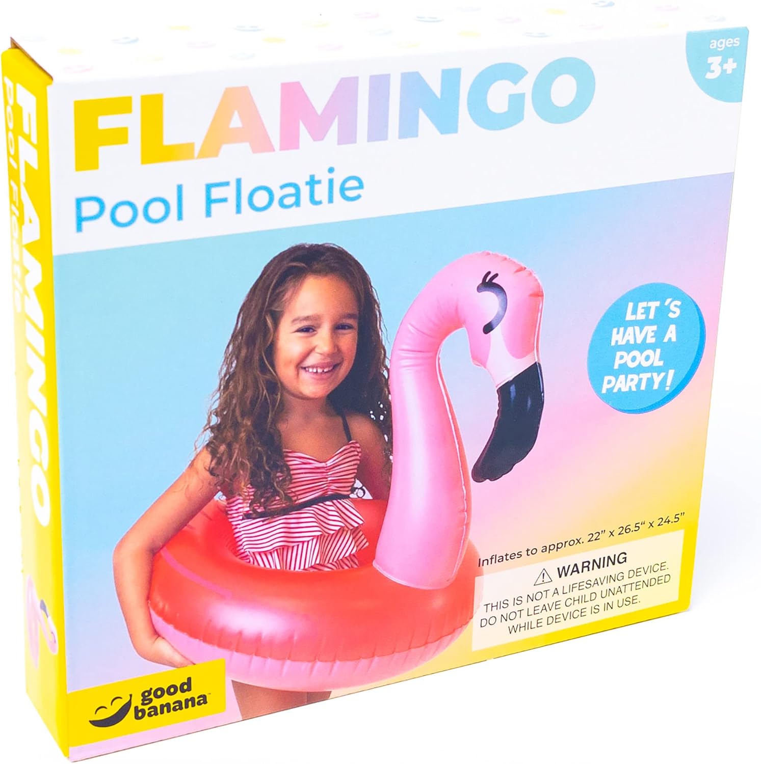 Flamingo Pool Floatie: Split Ring - Kids Inflatable, Pool & Water Toy, Ages 3+