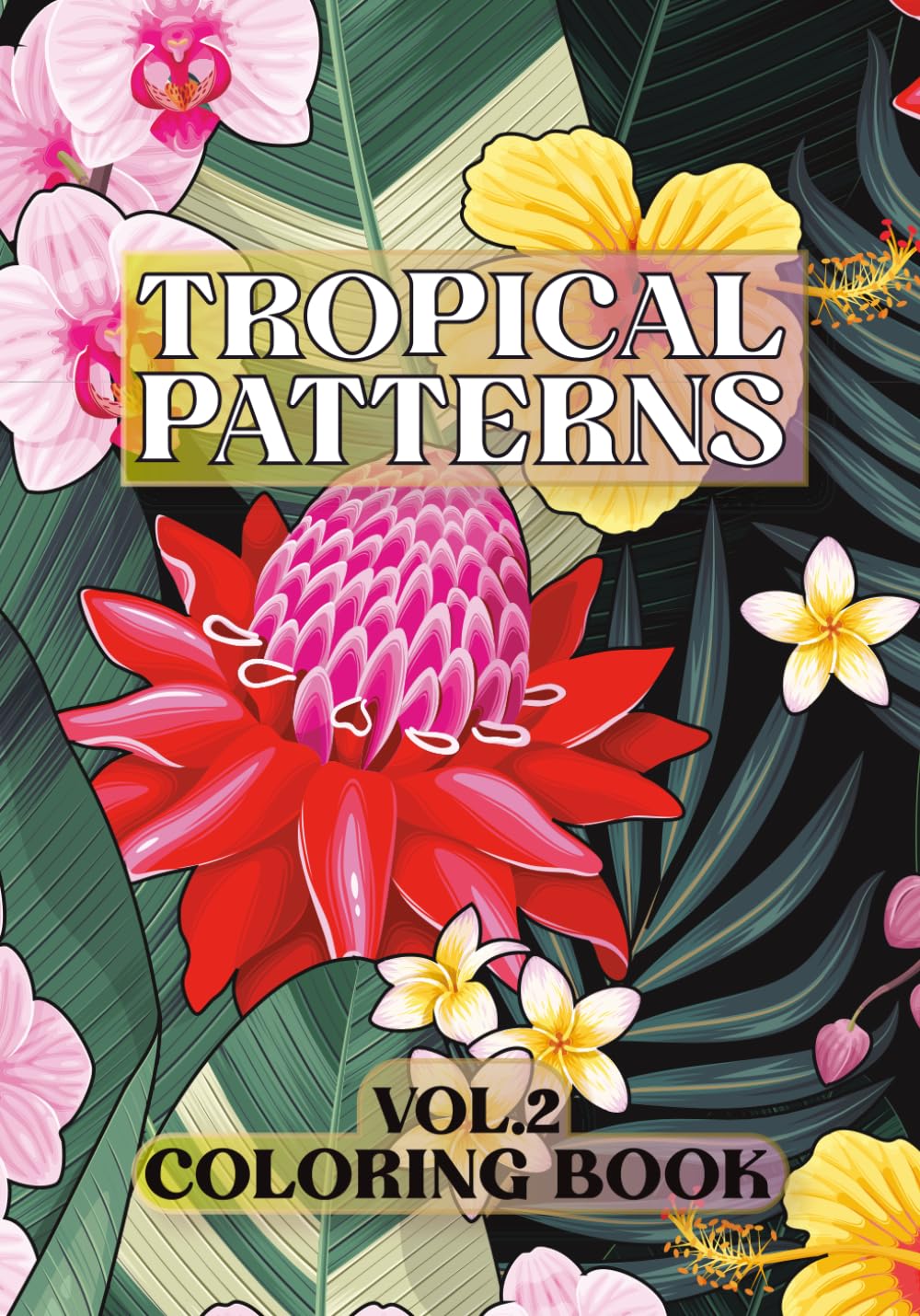 Tropical Patterns: Coloring Book VOL.2 (Decorative Patterns)