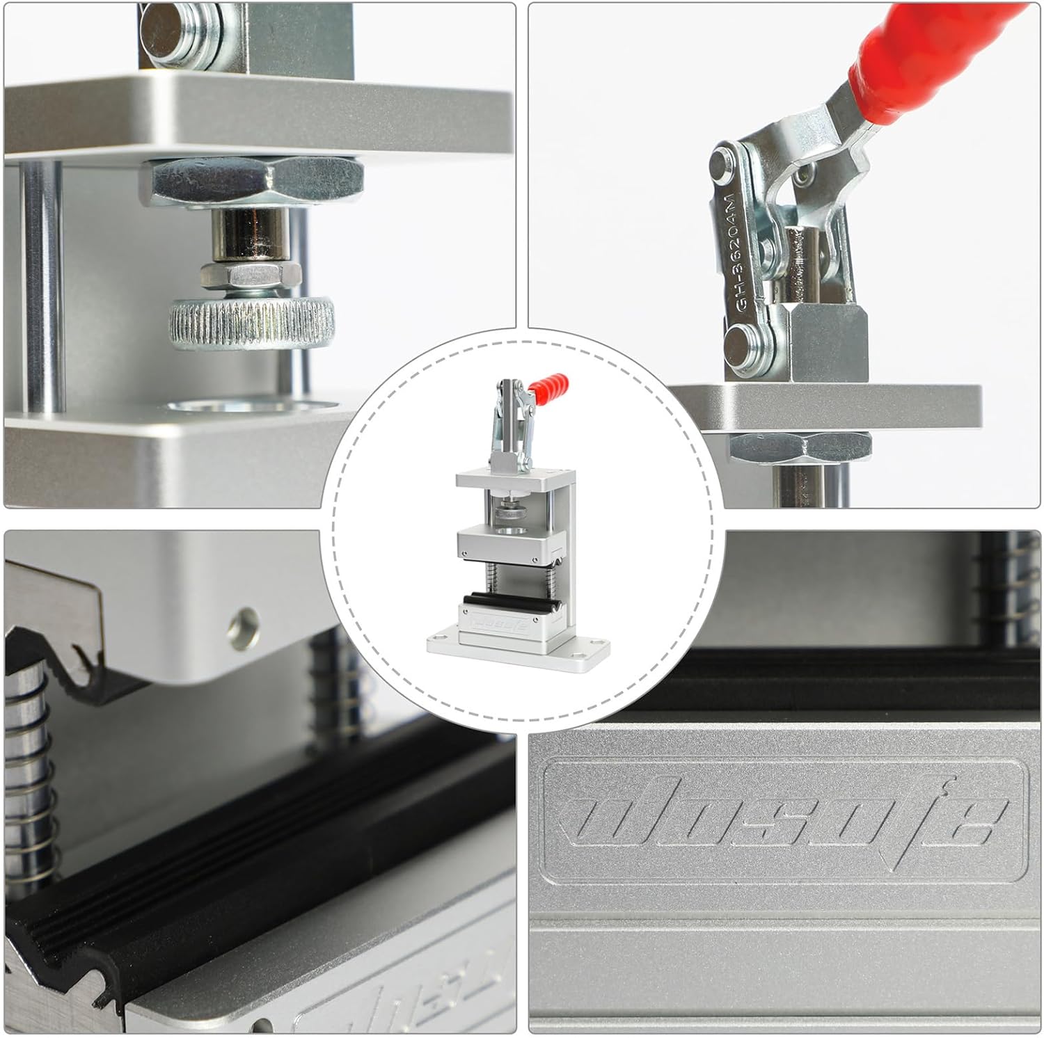 Golf Club Vise - Golf Putter Replacement Clamp | Club Gripping Station - for Outdoor Indoor Course Practice Range Tournament Gym Backyard