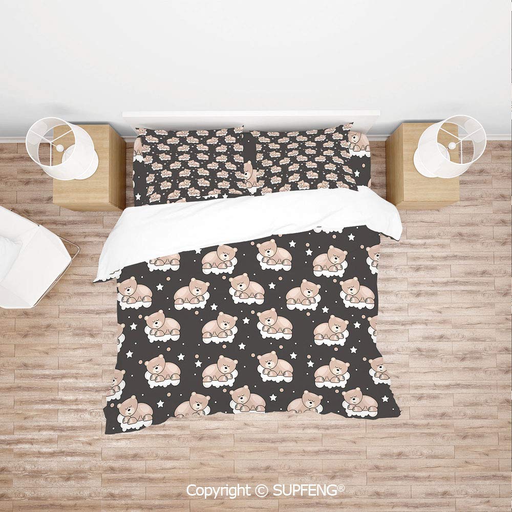 Sleeping Teddy Bear Quilt Pattern – FREE Quilt Patterns