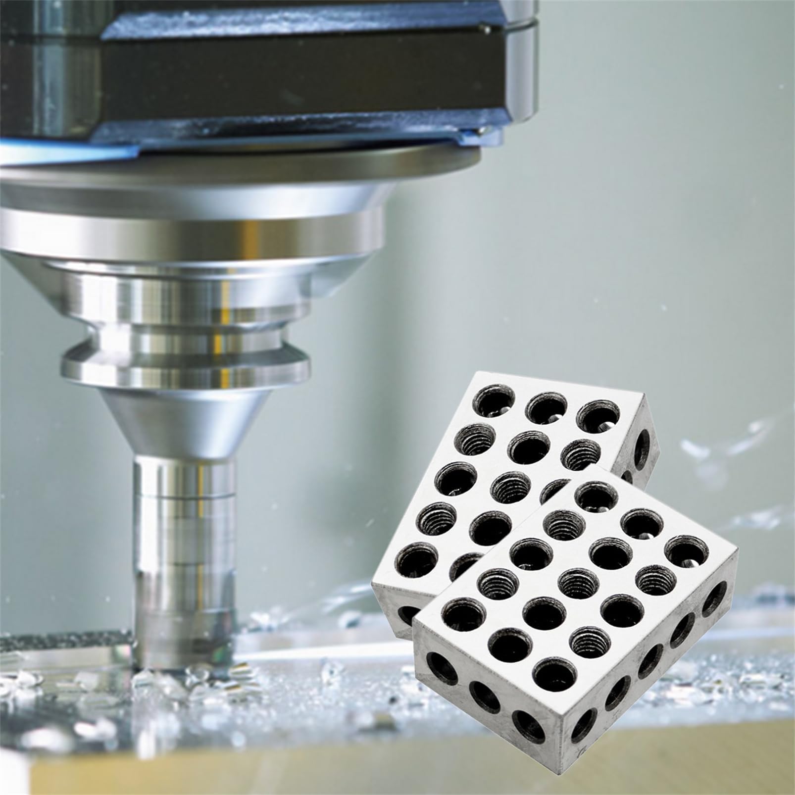 Pair 1 x 2 x 3-Inch Parallel Blocks Set 23 Holes 0.0001 Precision — Amazon image 4